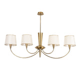 Hanglampen - Hanglamp Koperkleurig Stof Arboria - Dimehouse