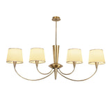 Hanglampen - Hanglamp Koperkleurig Stof Arboria - Dimehouse
