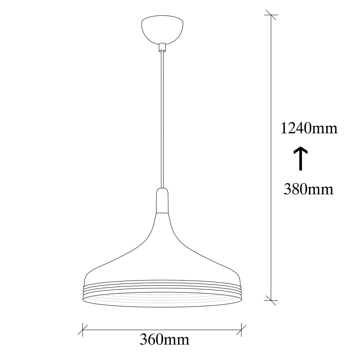 Hanglampen - Hanglamp Wit Metaal Forge - Dimehouse