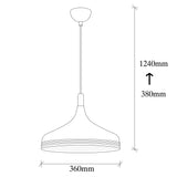 Hanglampen - Hanglamp Wit Metaal Forge - Dimehouse