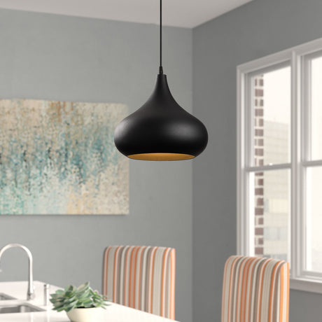 Hanglampen - Hanglamp Zwart Goud Metaal Forge - Dimehouse