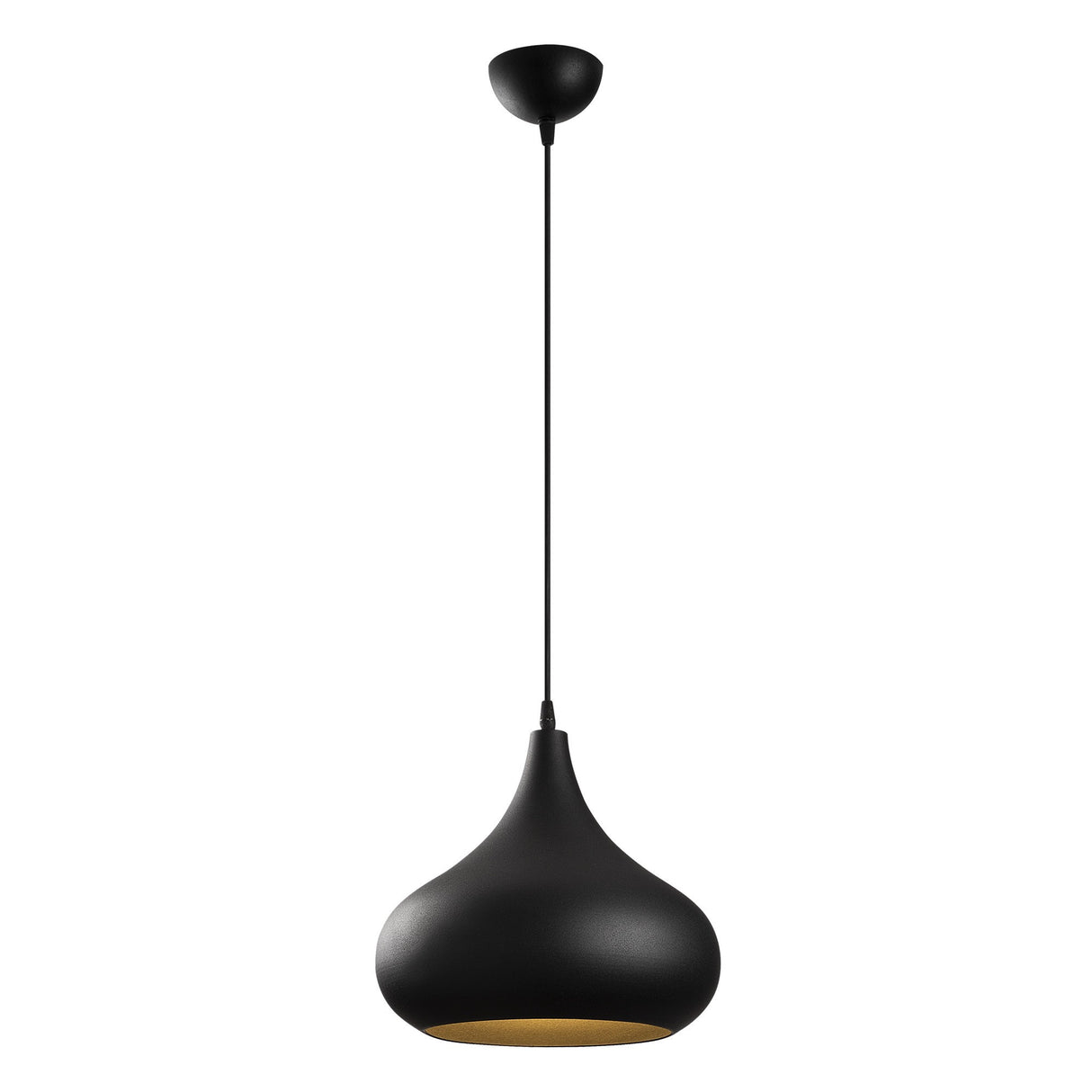 Hanglampen - Hanglamp Zwart Goud Metaal Forge - Dimehouse