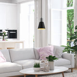 Hanglampen - Hanglamp Zwart Nickel Metaal Velora - Dimehouse