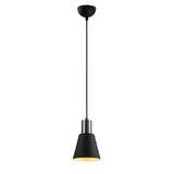 Hanglampen - Hanglamp Zwart Nickel Metaal Velora - Dimehouse