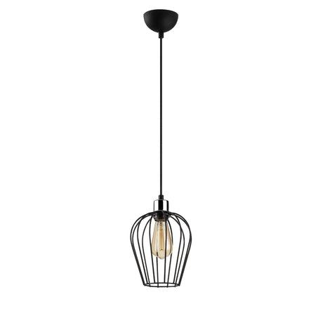 Hanglampen - Hanglamp 1 - lichts 20 cm Zwart Metaal Predator - Dimehouse