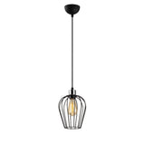 Hanglampen - Hanglamp 1 - lichts 20 cm Zwart Metaal Predator - Dimehouse