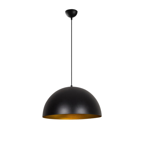 Hanglampen - Hanglamp 50 cm Zwart Goud Metaal Echelon - Dimehouse