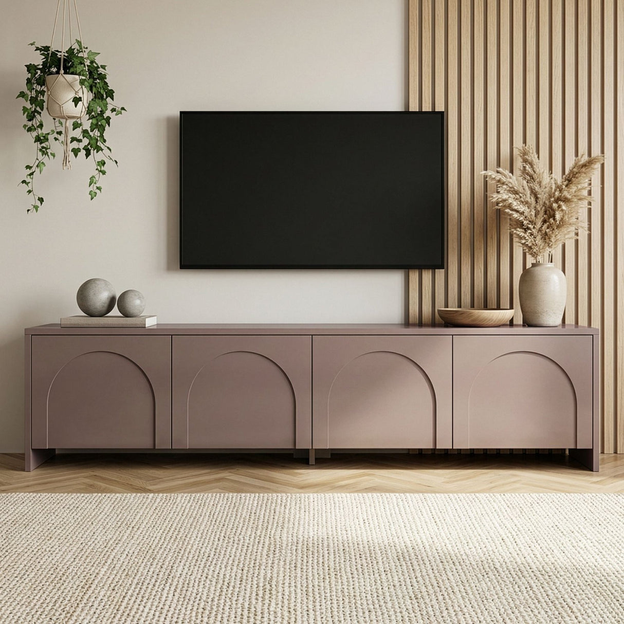 Aurelia TV-Schrank 180 cm Atlas Melaminbeschichteter Holzverbundstoff