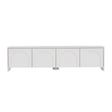 Aurelia TV-Schrank weiß 180 cm Melaminbeschichtetes Holz