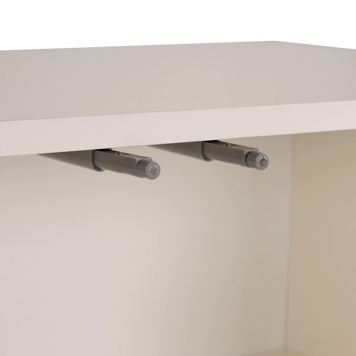 Arlen Beistelltisch creme 180 cm Melaminbeschichtetes Holz