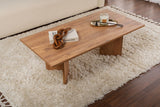 Salontafels - Rechthoekige Salontafel Siban Atlantisch Dennenhout look - 119x60 cm - Dimehouse