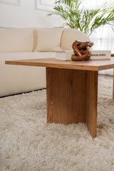 Salontafels - Rechthoekige Salontafel Siban Atlantisch Dennenhout look - 119x60 cm - Dimehouse