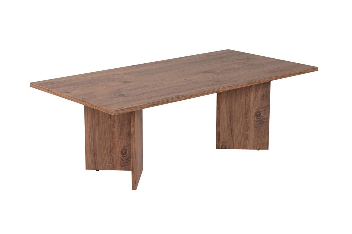 Salontafels - Rechthoekige Salontafel Siban Atlantisch Dennenhout look - 119x60 cm - Dimehouse