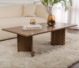 Salontafels - Rechthoekige Salontafel Siban Walnoothout look - 119x60 cm - Dimehouse