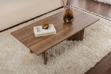 Salontafels - Rechthoekige Salontafel Siban Walnoothout look - 119x60 cm - Dimehouse