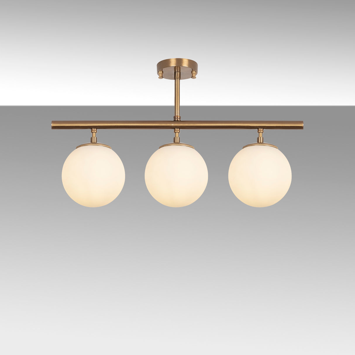 Hanglampen - Hanglamp 3 - lichts Bronskleurig Metaal - Dimehouse