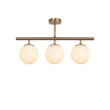 Hanglampen - Hanglamp 3 - lichts Bronskleurig Metaal - Dimehouse