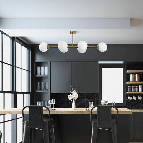 Hanglampen - Hanglamp 6 - lichts Bronskleurig Glas Radiance - Dimehouse