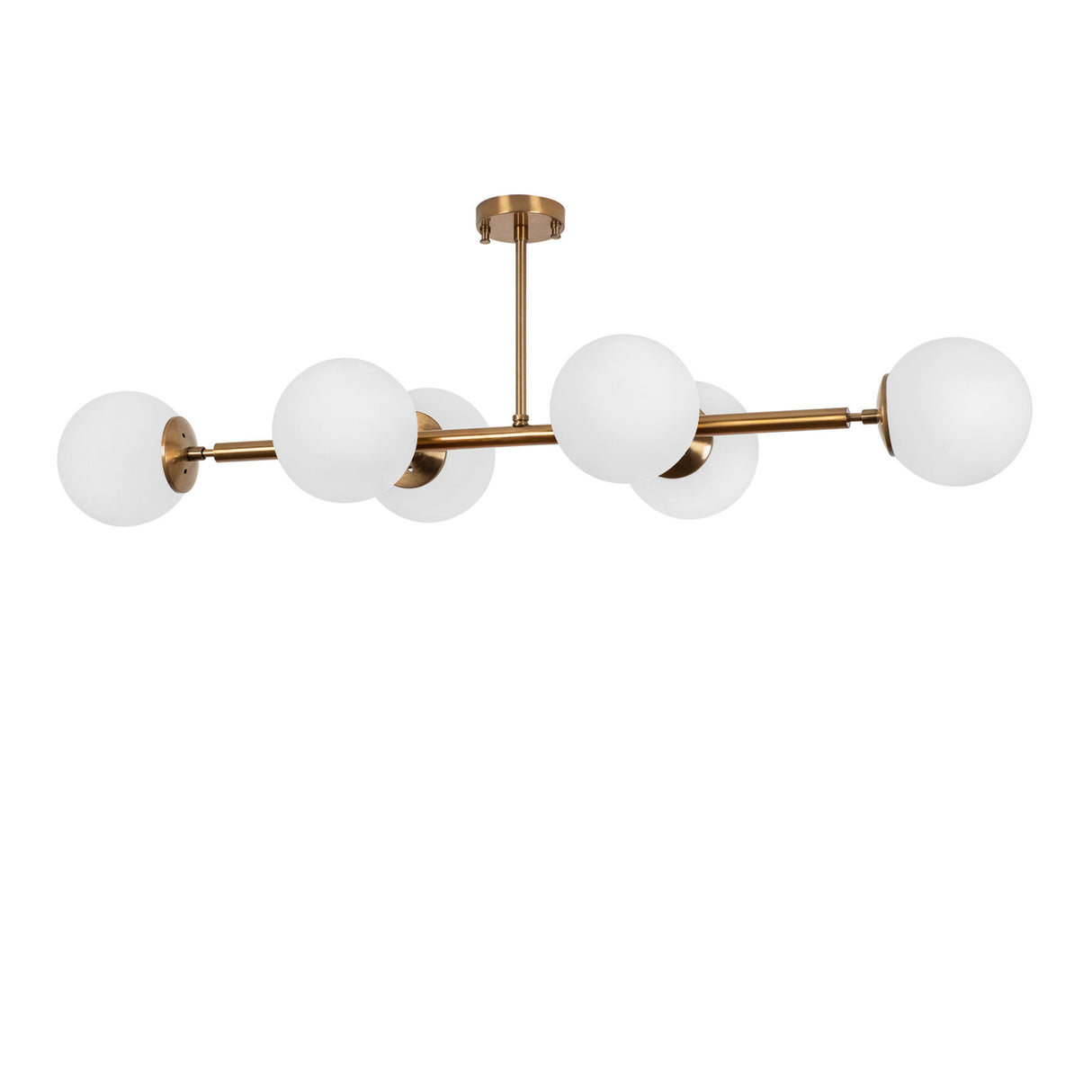 Hanglampen - Hanglamp 6 - lichts Bronskleurig Glas Radiance - Dimehouse