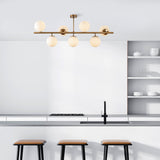 Hanglampen - Hanglamp 7 - lichts Bronskleurig Glas Radiance - Dimehouse