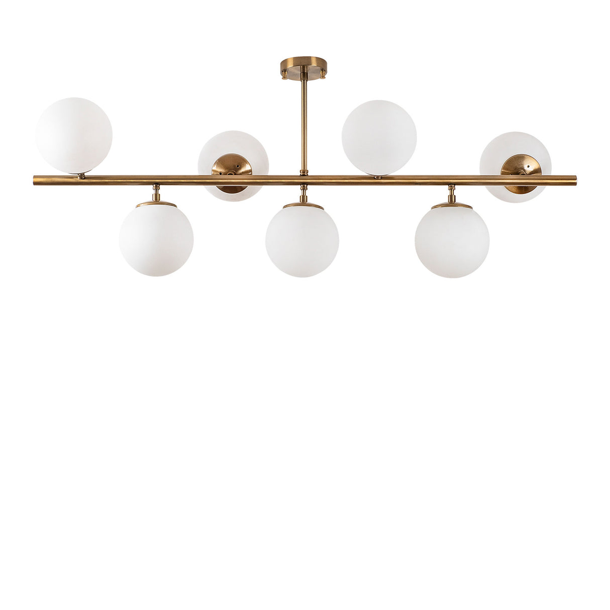 Hanglampen - Hanglamp 7 - lichts Bronskleurig Glas Radiance - Dimehouse