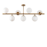 Hanglampen - Hanglamp 7 - lichts Bronskleurig Glas Radiance - Dimehouse