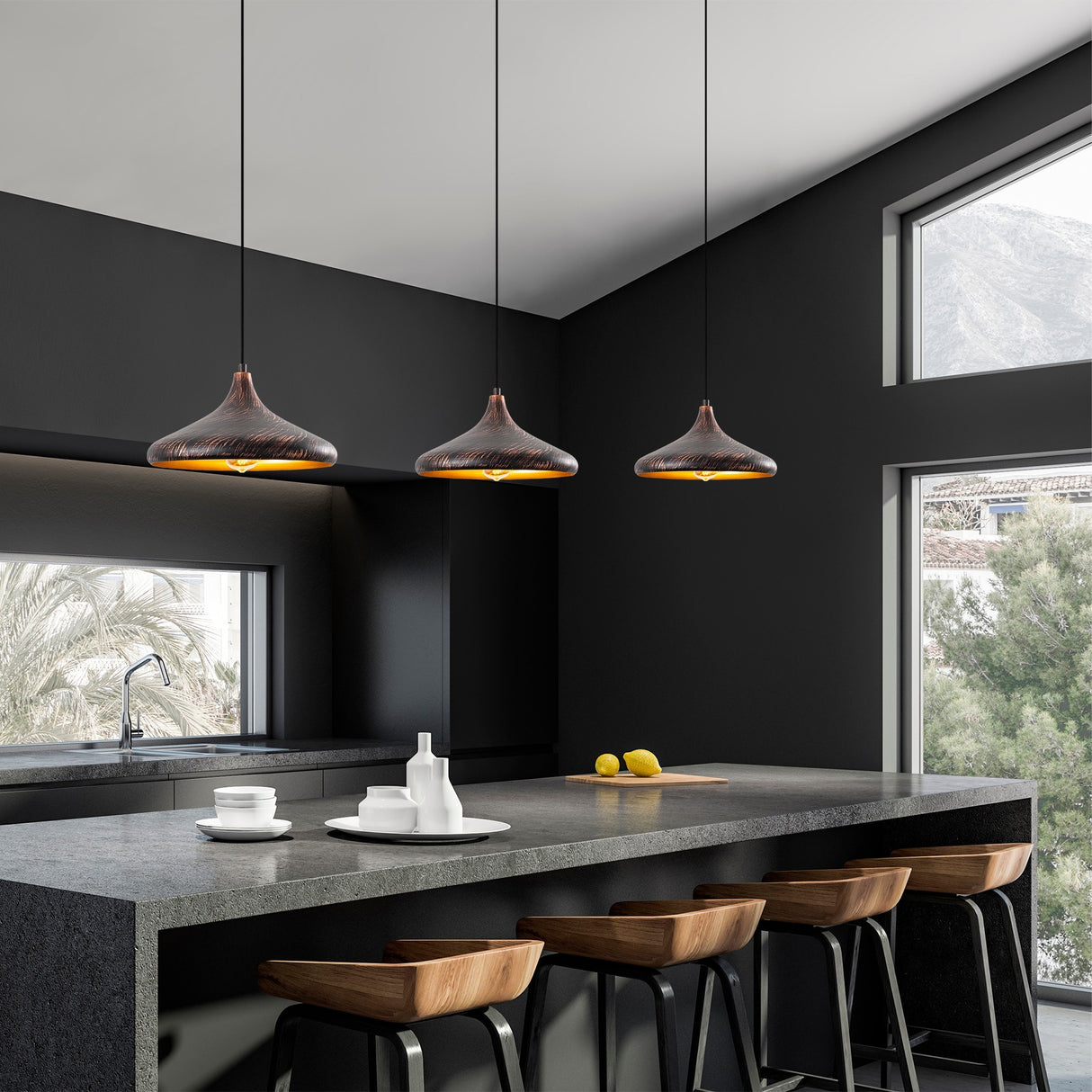 Hanglampen - Hanglamp Metaal Arcadia - Dimehouse