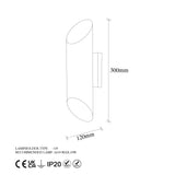 Wandlampen - Wandlamp Wit Metaal Juniper - Dimehouse