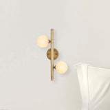 Wandlampen - Wandlamp Goud Glas Helios - Dimehouse