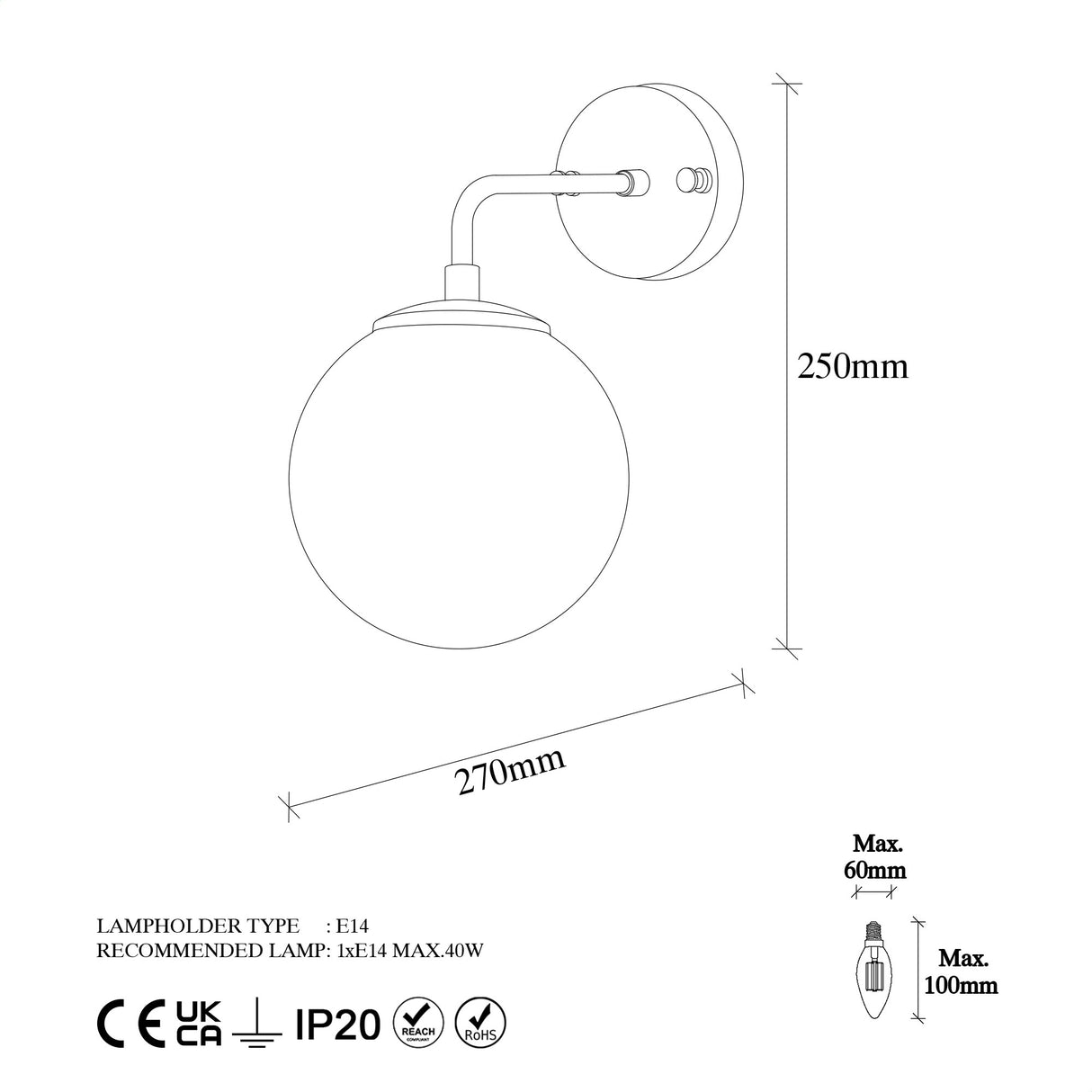 Wandlampen - Wandlamp Bronskleurig Glas Brim - Dimehouse