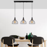 Hanglampen - Hanglamp 3 - lichts Zwart Metaal Vine - Dimehouse