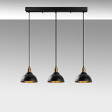 Hanglampen - Hanglamp 3 - lichts Zwart Metaal Lynx - Dimehouse