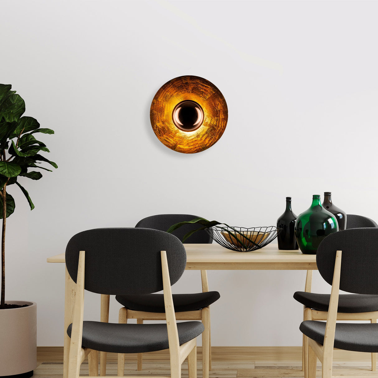 Wandlampen - Wandlamp Koperkleurig 38 cm Metaal Elevate - Dimehouse