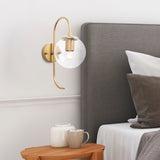 Wandlampen - Wandlamp Goud Helder Glas Lucent - Dimehouse