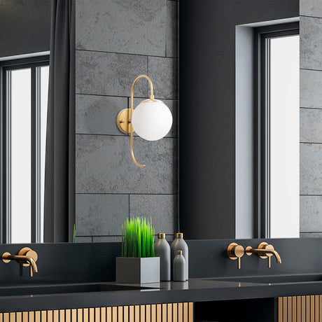 Wandlampen - Wandlamp Goud Glas Lucent - Dimehouse
