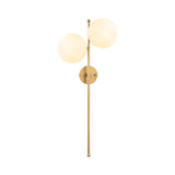 Wandlampen - Wandlamp 2 - lichts Goud Glas Radiance - Dimehouse