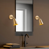 Wandlampen - Wandlamp Goud Glas Glacier - Dimehouse