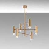 Hanglampen - Hanglamp 6 - lichts Goud Metaal Arctic - Dimehouse