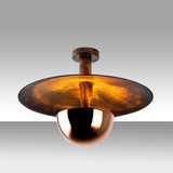 Plafondlampen - Plafondlamp 48 cm Koperkleurig Metaal Elevate - Dimehouse