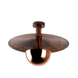 Plafondlampen - Plafondlamp 48 cm Koperkleurig Metaal Elevate - Dimehouse