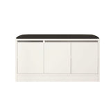 Schoenenkasten - Schoenenkast Aquila Wit Melamine 89,6x45,8x35,5 cm - Dimehouse