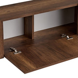 TV-Schrank Nexus in Walnussoptik mit Gold 180 cm Barocker Walnusslook mit Gold Melaminbeschichtetes Holz