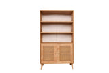 Boekenkasten - Boekenkast Hazeran Eik Beukenhout 40x90x158 cm - Dimehouse