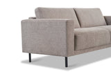 Banken - Moderne 3 - zits Bank Taupe Stof Aniko 213x90x78 cm - Dimehouse