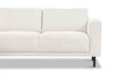Banken - Moderne Hoekbank Links Beige Stof Aniko met Chaise Longue 238x142x78 cm - Dimehouse
