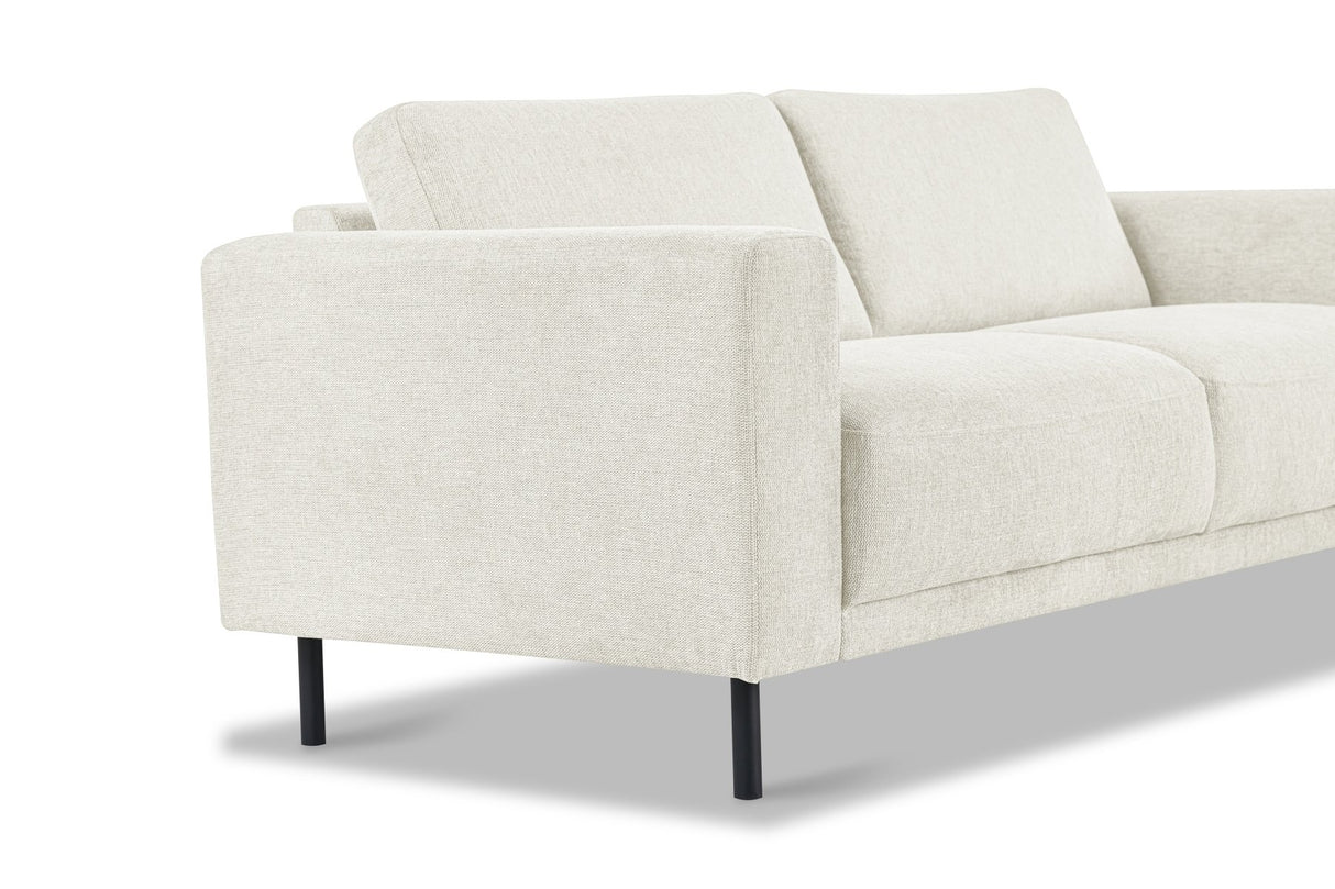 Banken - Moderne 2,5 - zits Bank Beige Stof Aniko 183x90x78 cm - Dimehouse