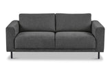 Banken - Moderne 2,5 - zits Bank Antraciet Stof Aniko 183x90x78 cm - Dimehouse