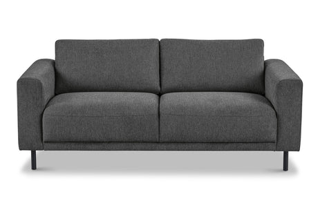 Banken - Moderne 2,5 - zits Bank Antraciet Stof Aniko 183x90x78 cm - Dimehouse
