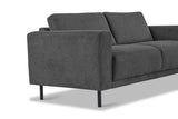 Banken - Moderne 3 - zits Bank Antraciet Stof Aniko 213x90x78 cm - Dimehouse