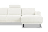Banken - Moderne U - Bank Hoekbank Beige Stof - Links - 310x197x142 cm - Aniko - Dimehouse